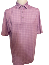 FootJoy Men's Golf Shirt Dogwood Trace Golf Course,  Purple Plaid Sz M - €24,28 EUR