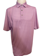 FootJoy Men's Golf Shirt Dogwood Trace Golf Course,  Purple Plaid Sz M - €24,28 EUR