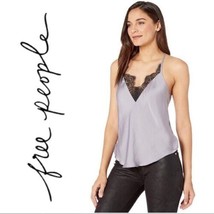 Free People Camisole Top Starlight Lace Silver Mauve Small NWT - £19.78 GBP