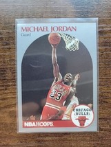 Michael Jordan 1990-1991 NBA Hoops #65 - Chicago Bulls - NBA - Fresh Pull - £7.77 GBP