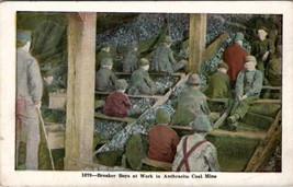 Occupational Anthracite Coal Mine Breaker Boys at Work Child Labor Postcard Z3 - £11.76 GBP