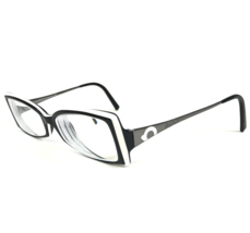Salvatore Ferragamo Eyeglasses Frames 2587 437 Silver White Black 53-17-135 - £51.20 GBP