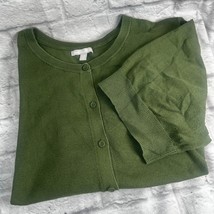 Gilet À Manches Courtes Femme Within 4XL Grande Taille 34 36 Vert Boutonné - $43.55 CAD