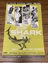 Original SHARK PRESSBOOK Movie Poster Burt Reynolds Excelsior + Pamphlet... - £42.81 GBP
