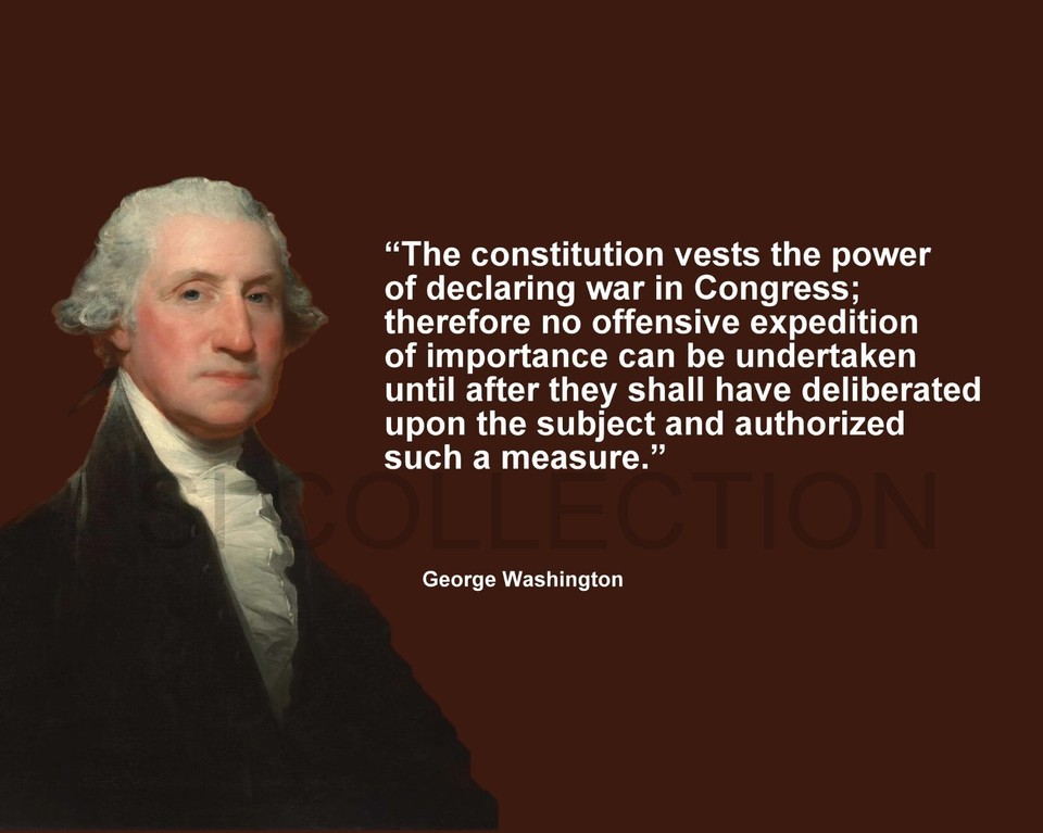 GEORGE WASHINGTON &quot;THE CONSTITUTION VESTS THE...&quot; QUOTE PHOTO VARIOUS SIZES - $4.95+
