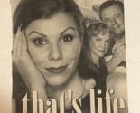 That’s Life Tv Guide Show Print Ad Heather Paige Kent Paul Sorvino Tpa15 - £4.74 GBP