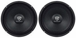 (2) Rockville RM88PRO 8&quot; 8 Ohm 600 Watt SPL Midrange Mid-Bass Car Speakers - $92.99