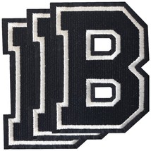 3.1 Inch Iron On Letters Patches, Embroidered Individual Letters Patch Applique  - £15.97 GBP
