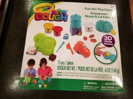 Crayola Modeling Dough Set - 15 Piece Farm Activity Pack - Comes with 3 Packs - £12.32 GBP