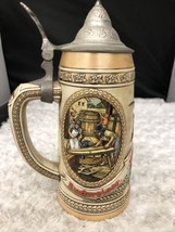 Budweiser Anheuser-Bush Inc. King Of Beers Stein &quot;C” Series #09113 Aging... - £19.51 GBP