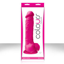 Colours Pleasures 8 in. Dildo Pink - $68.10