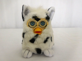 1998 Tiger Furby 70-800 Dalmatian White With Black Spots Works! Vintage - £54.51 GBP