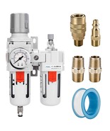 Nanpu 1/2&quot; Npt Compressed Air Filter Regulator Lubricator, Auto Drain, B... - $76.99