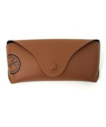 Ray Ban Eyeglasses Case Soft Snap Case 6.25&quot; x 3&quot; x 1.5&quot; Brown - $7.24