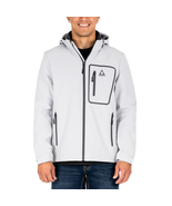 Gerry Men&#39;s Softshell Jacket Zip-off Hood Wind Resistant Water Resistant - $644.81 MXN