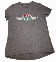 Friends Tv Show Size Large Central Perk Short Sleeve Graphic T Shirt Gray - £4.63 GBP