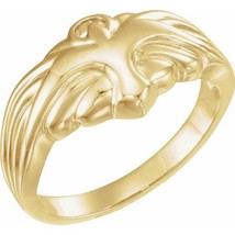 Authenticity Guarantee 
14K Yellow Gold Ladies Holy Spirit Dove Ring - £798.40 GBP+