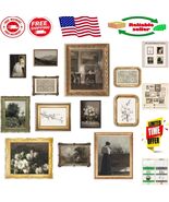 Rustic Farmhouse Vintage Art Prints - Elegant 12-Piece Wall Decor Collec... - $385.08 MXN