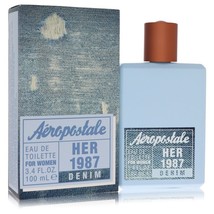 Aeropostale Her 1987 Denim Perfume By Aeropostale Eau De Toilette Spray 3.4 oz - £25.23 GBP