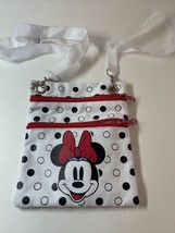 Disney Minnie Mouse Crossbody Handbag double zip pocket - £13.44 GBP
