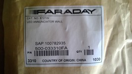 Faraway cat no. 8727 W LED Annunciator wall 500-0333 10 FA Pack of 2  - $10.59