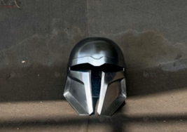 Mandalorian Steel Helmet New heavy infantry type mandalorian Star Wars h... - £95.85 GBP