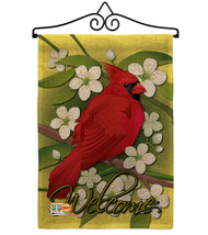 Cardinal Burlap - Impressions Decorative Metal Wall Hanger Garden Flag Set GS105 - £26.60 GBP