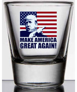 Trump MAGA 2 oz. whiskey / shot glass NEW - £9.59 GBP