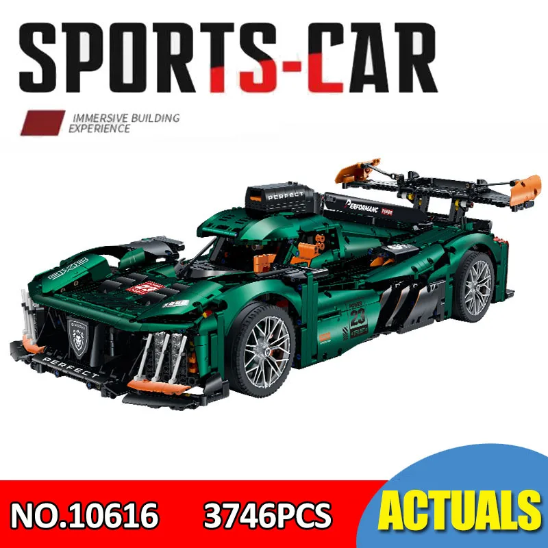 2024 1/8 Technical Super Car Biaozhi 9X8 Sport Car Building Blocks Bricks Puzzle - £173.88 GBP+