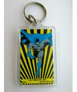 Batman Running Keychain 1982 Original Licensed Official DC Comics Button Up - £7.85 GBP