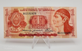 Honduras Banknote 1 Lempra 1980 P-68 ~ Circulated - £6.20 GBP