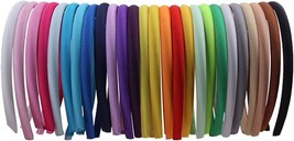 26 Pcs Candy Colors Hair Hoop Headband 10mm Width Hair Band DIY Hair Accessories - £23.33 GBP