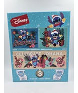 Disney Stitch Christmas Jigsaw Puzzle Multipack - Box Includes 3 Puzzles... - €21,17 EUR