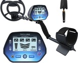 Kids And Adult 10&quot; Waterproof Coil Metal Detector With 10&quot; Depth For, Blue. - $81.98