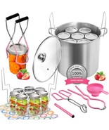 Canning Pot Water Bath Canner with Rack and Lid, 21.5 Quart Stainless St... - $282.68