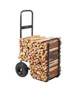 Firewood Log Cart, 250 lbs Capacity, Outdoor and Indoor Wood Rack Storag... - $71.81