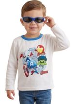 Marvel Avengers Boys Long Sleeve Fleece Shirt &amp; Sunglasses Gift Set Size... - $14.84