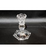Vintage 5&quot; Octagon Base Single Light Tapered Candle Holder - Unknown Maker - $16.37 CAD