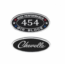 CHEVY 454 BIG BLOCK CHEVELLE SEW/IRON ON PATCH EMBLEM BADGE EMBROIDERED - $12.99