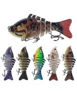 5 Pcs Bionic Fishing Lures Multi Jointed Fish Suitable for Salt &amp; Fresh ... - $9.95