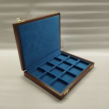 Box Case IN Wooden Personalised for Coins: Boxes And Colour Of - $72.44
