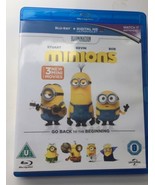 Minions [Blu-ray] FREE &amp; FAST Delivery SUPERB KIDS/FAMILY/FUN +3 MINI MO... - £4.86 GBP