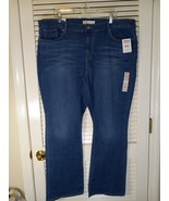 Signature Levi Strauss Mid Rise Boot Jeans Size 22M (Waist 42 / Inseam 3... - £18.21 GBP