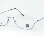 Try Base Genium Ultra Léger BA00904 Bleu Argent Lunettes 53-18-140mm Italie - $135.61