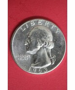 1963 Uncirculated Type B Reverse George Washington Quarter Exact Coin OC... - $25.44 CAD