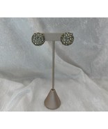 Coro Signed Round Cut Crystal Vintage Rhinestone Dome Clip-On Earrings - $648.93 MXN