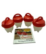 Egglettes Silicone Hard Boiled Without Shell Egg Cooking Cups 4 Piece &amp; ... - $8.13 CAD