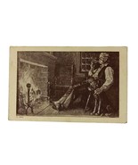 Postcard Velvet Joe Smoking Pipe Fireplace Dog Tobacco Vintage 1915 Unused - £13.44 GBP