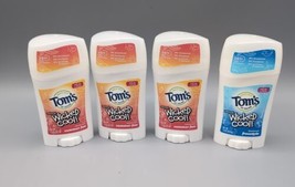 4 Toms of Maine Wicked Cool Kids Deodorant Summer Fun 1.6 oz Each Lot Of 4 - £22.72 GBP