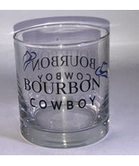 Cristar Whiskey Shot Glass Cup “Bourbon Cowboy&quot; 10.5 oz,NEW-Fathers Day-... - $14.73